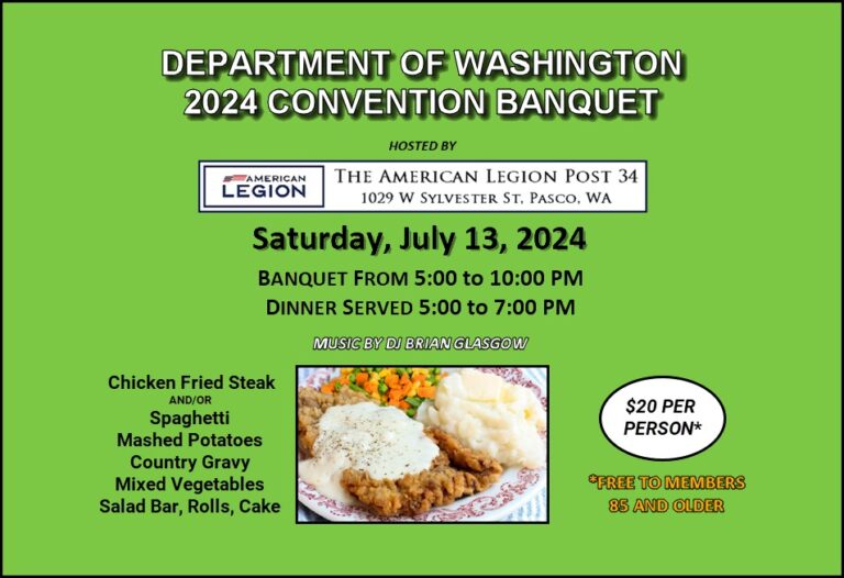 Convention Banquet Info