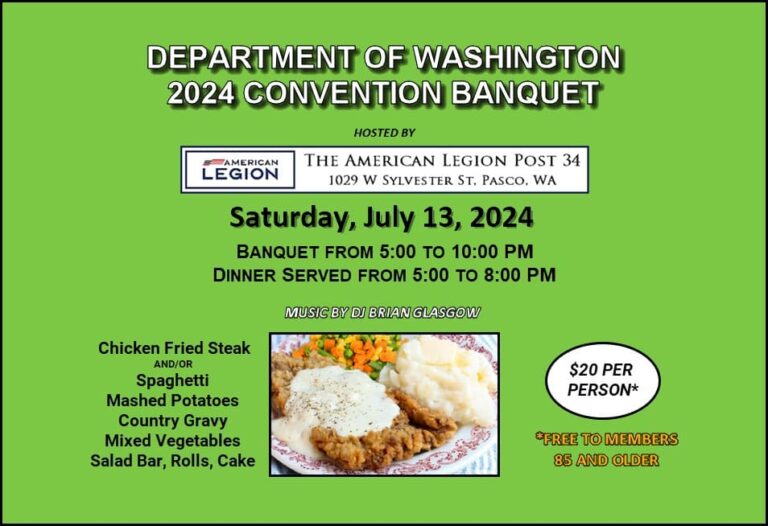 Convention Banquet Info